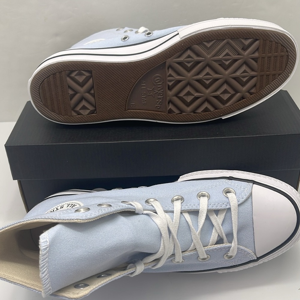Converse WMNS Platform Sneakers A10644F
CTAS LIFT. HI BLUE SUPERMOON/NATURAL IVR - Picture 3 of 16